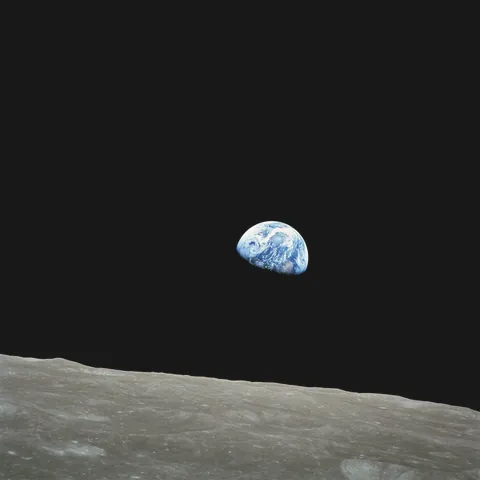 Earthrise by William Anders, NASA