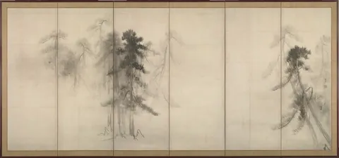 Pine Trees by Hasegawa Tōhaku