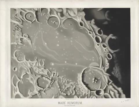 Mare Humorum by Étienne Léopold Trouvelot