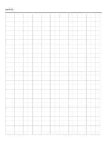 Grid note template for e-ink